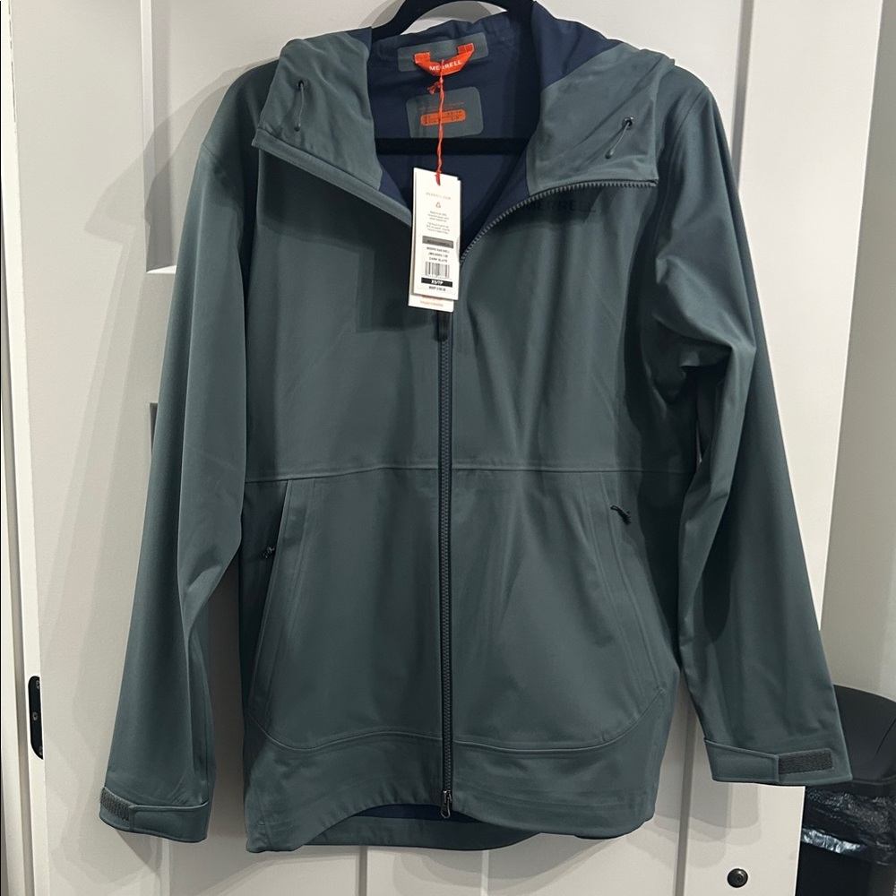 Blue/green Hooded Jacket